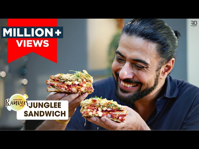 Famous Jumbo मसाला सैंडविच  | street style Masala Junglee Sandwich | जंगली snack | Chef Ranveer Brar