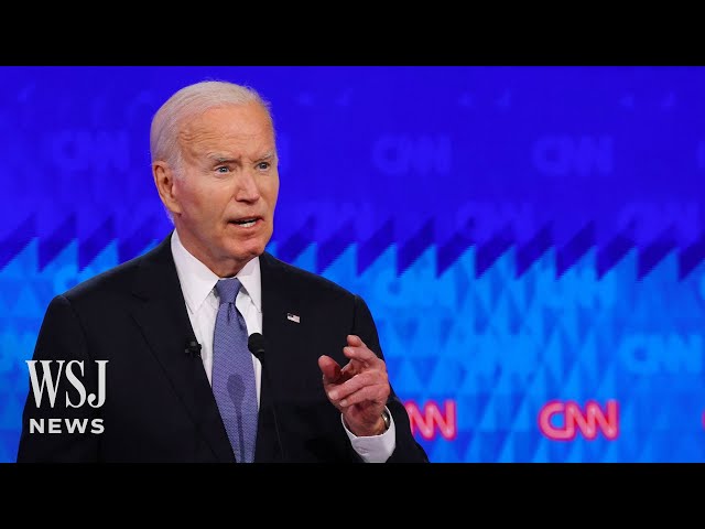 Watch: Biden Stumbles Over His Words During Debate Against Trump | WSJ News