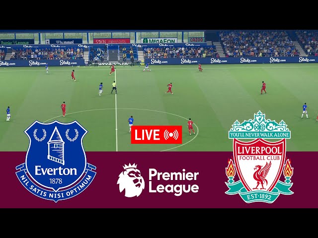 [LIVE] Everton vs Liverpool Premier League 24/25 Full Match - Video Game Simulation