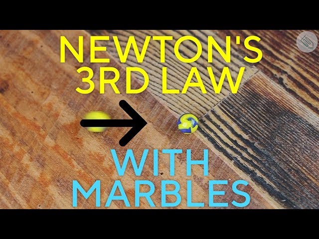 Newton's 3rd Law Explained with Marbles!