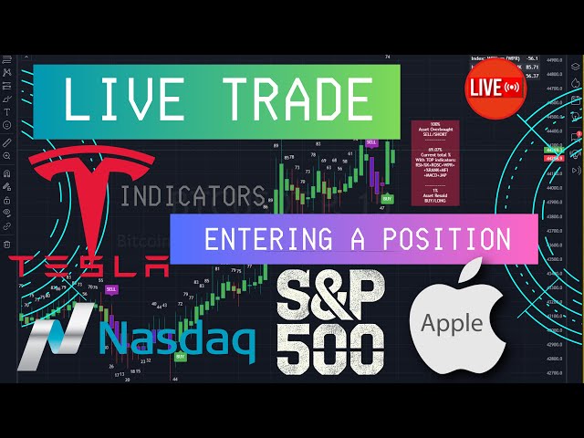 Live Trade: 24/7 - Tesla - Apple NASDAQ - US 100 - US500 NASDAQ - Stock Market. Live Trade.