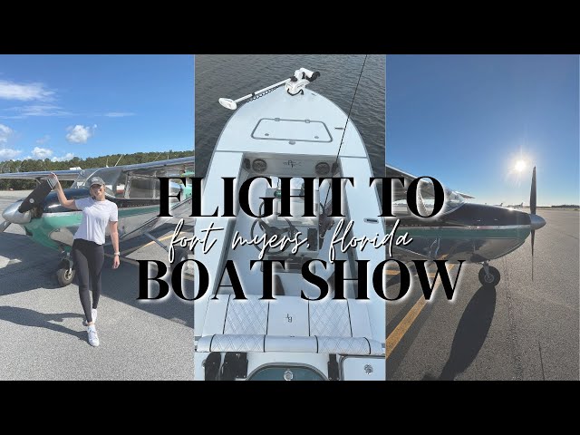 Cessna Flight to Ft Myers Boat Show: The Pattern Was FULL!