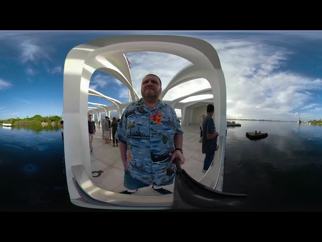 USS Arizona memorial in 360