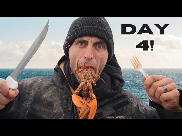 Eating ONLY what I catch for 72 Hours in the Freezing Cold!