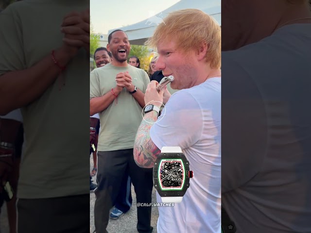 WILL SMITH & ED SHEERAN juntos com RELÓGIOS INSANOS 🔥 | TANK OU RM? 🤔 | #shorts #watches #relogios