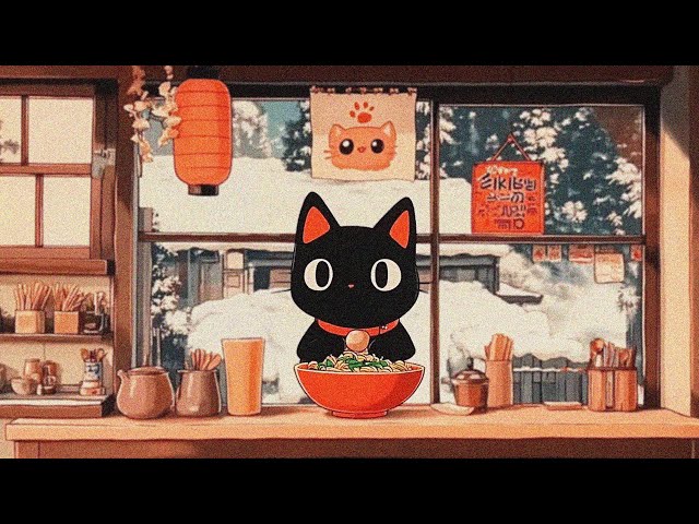 Winter ramen 🥢lofi hip hop chill beats ~  soothing breakfast music