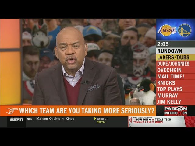 Pardon The Interruption | Wilbon reacts to Luka Doncic on fire in Lakers dominate Nuggets 123-100