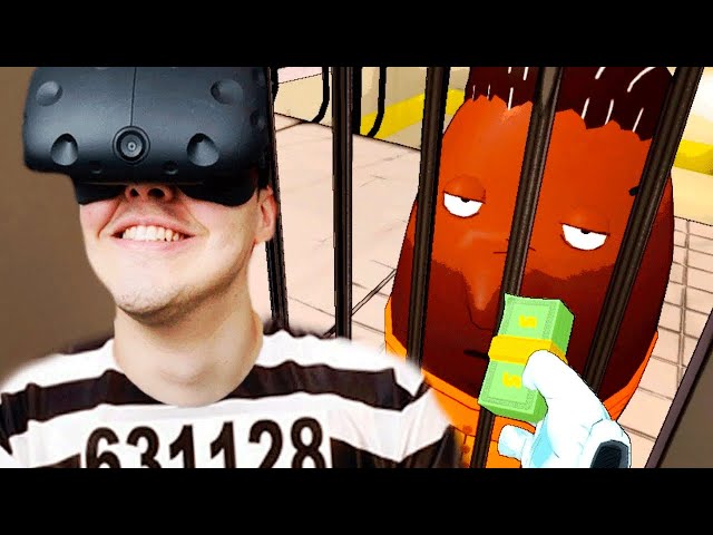 Decorei Minha Cela e Escapei da Prisão em Realidade Virtual | Prison Boss VR #03