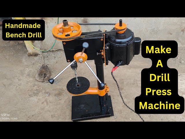 How to make Bench Drill Machine || How to make Drill Press Machine at home | Homemade drill press