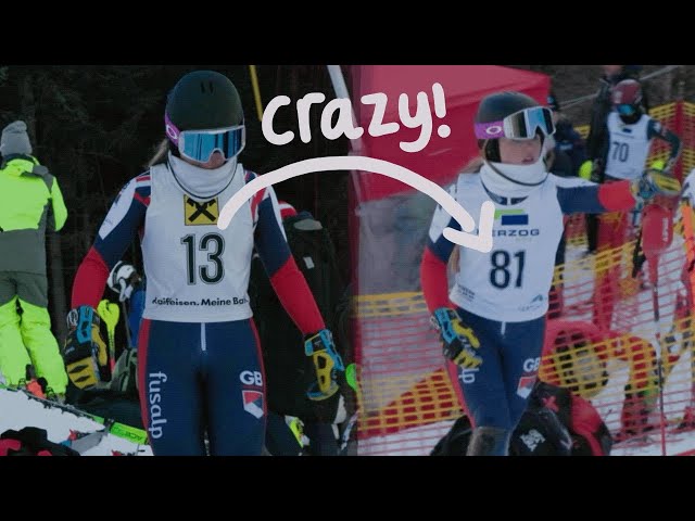 The Difference Between FIS and European Cup Ski Races! | Day 2, Zell Am See