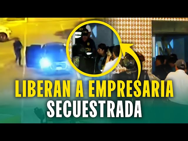 Liberan a empresaria secuestrada en megaoperativo: Así es su rescate