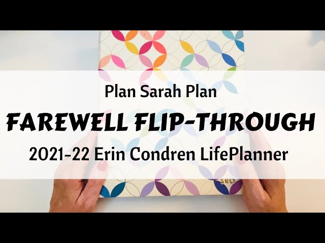 FAREWELL FLIP-THROUGH! | 2021-22 Erin Condren LifePlanner | VOTE on my TOP 15 Spreads!