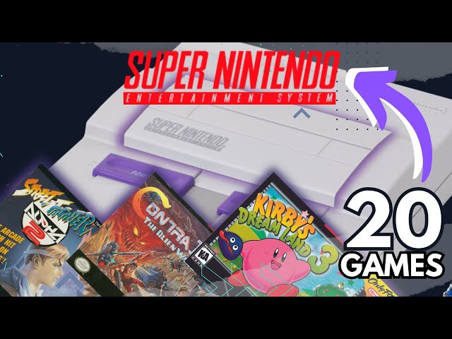 🟢🔵🟡🔴 20 SNES games with the 🏆 BEST GRAPHICS | The 16-BIT FINEST❓