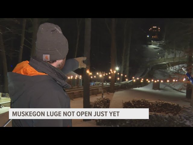 Muskegon Luge not open for the season just yet