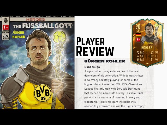 JÜRGEN KOHLER WORLD CUP ICON REVIEW | THE FUSSBALLGOTT 🟡⚫️