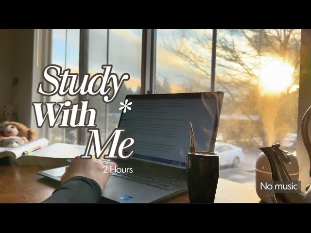 2-Hour Pomodoro Study Session (50/10) | Boost Focus & Maximize Productivity | No music