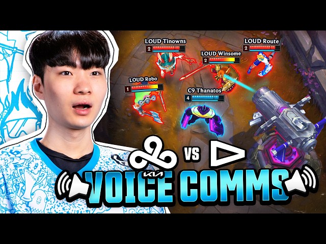 Just Play Safe? | C9 Kia vs LOUD Voice Comms