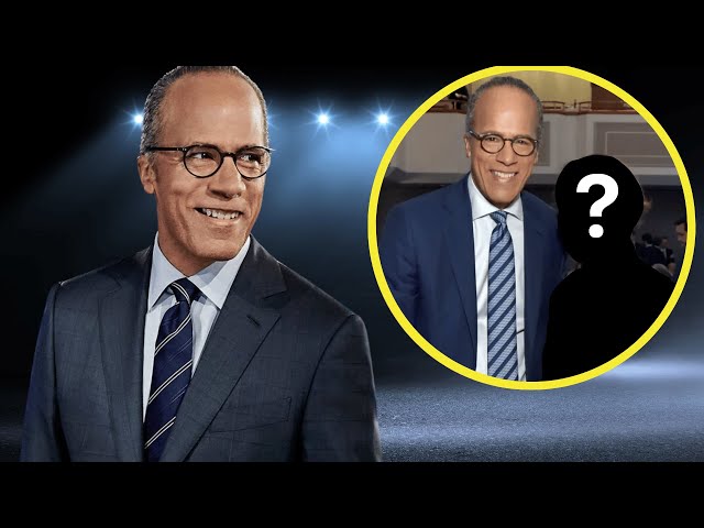 Take a Breath Before You See Who Lester Holt Is Married To