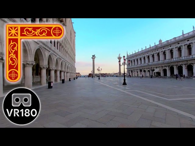 Venice VR - Piazza San Marco's last hour of the day (St. Mark's Square) - VR180 & 360 3D