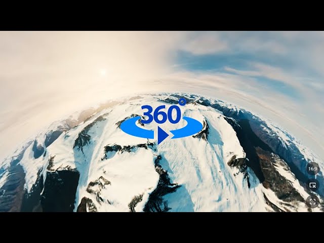 Panorama of arctic spring in spitsbergen | VR360 PLV.