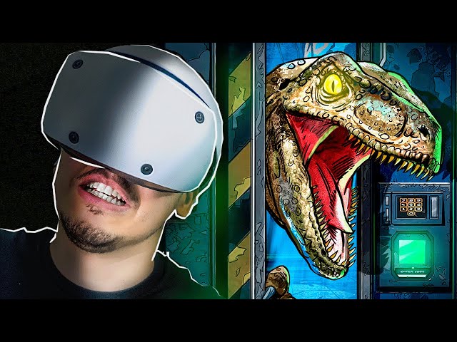 FUGI DE DINOSSAURO EM REALIDADE VIRTUAL - Jurassic World Aftermath