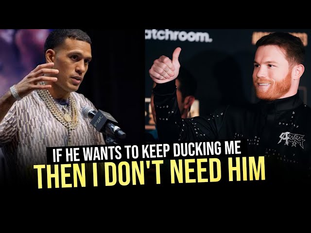 "HE KEEPS DUCKING ME" | David Benavidez will MOVE ON from Canelo