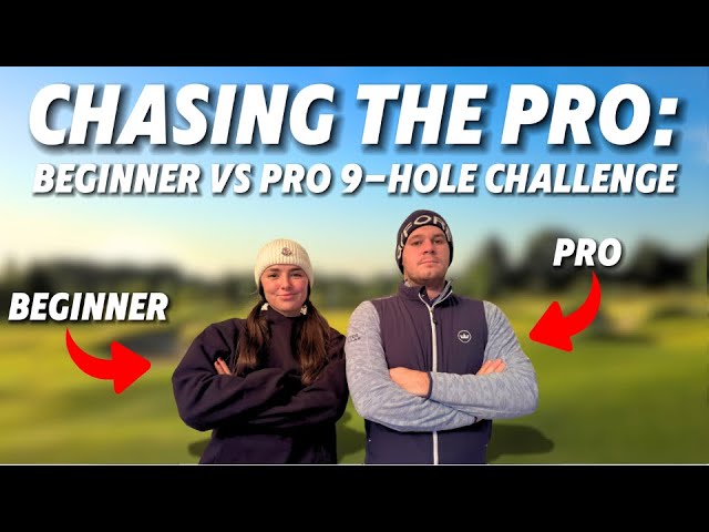 Chasing the Pro: beginner vs pro 9-Hole golf Challenge | ep2