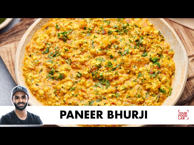 Paneer Bhurji Recipe | Fresh home-made Paneer | पनीर भुर्जी | Chef Sanjyot Keer