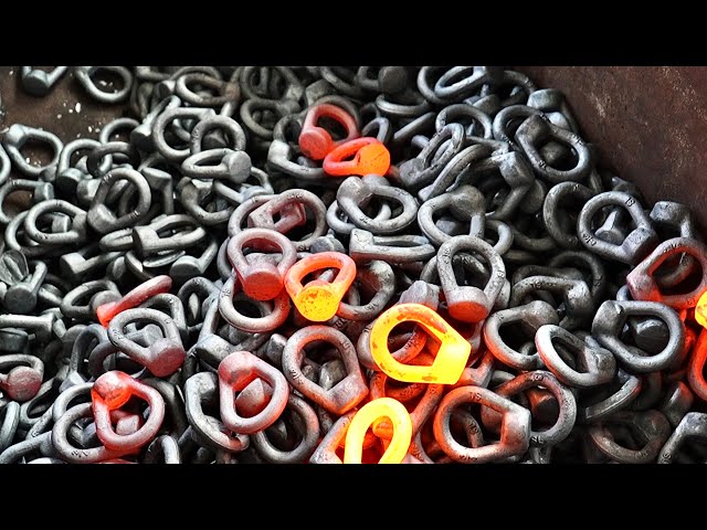 The wonderful process of mass production of eyebolts, a professional rigging manufacturer in China