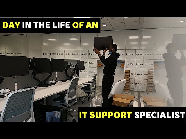 a day in the life of an IT support technician