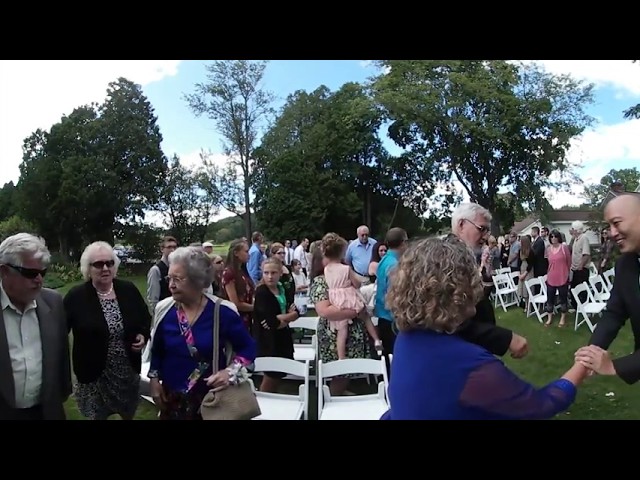 360 view of Outdoor Prank Wedding at Bally Spring Inn in Barto, PA [Full Version]