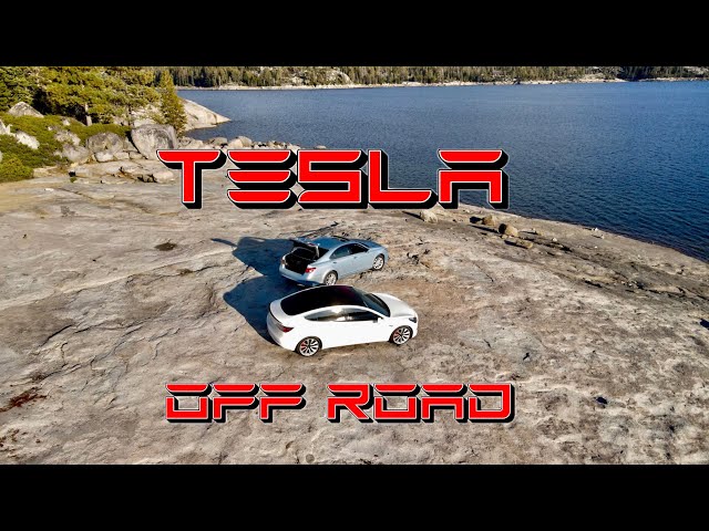 TESLA MODEL 3 OFF ROAD :) Day Trip To Loon Lake CA (4K HD).