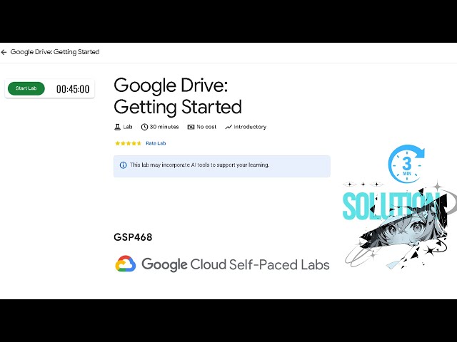 Google Drive: Getting Started | #qwiklabs | #GSP468