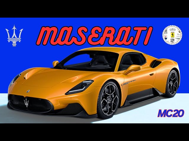 Maserati MC20 Color Options