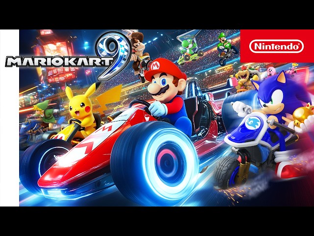 MARIO KART 9 (2025) Gameplay Overview Trailer - Nintendo Switch 2 Concept