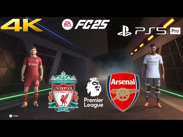 FC 25 - Liverpool vs Arsenal | Premier League 24/25 Full Match | PS5 PRO [VRR ALLM 4K 120FPS]