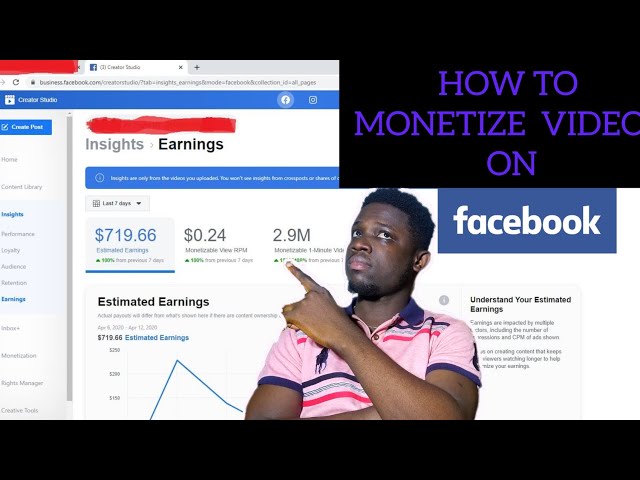 How to monetize your Videos on Facebook and make $300 monthly in Ghana | 2024