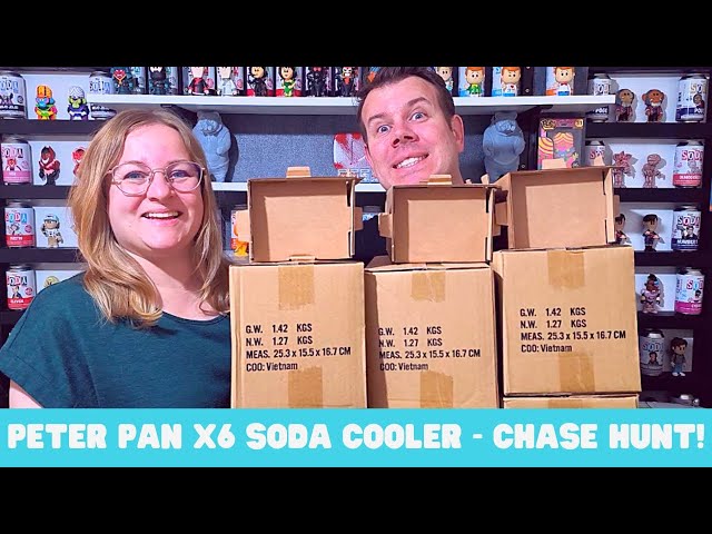 Funko - Peter Pan 6-Pack Vinyl Soda With Cooler - Will We Find All The Chase/s?