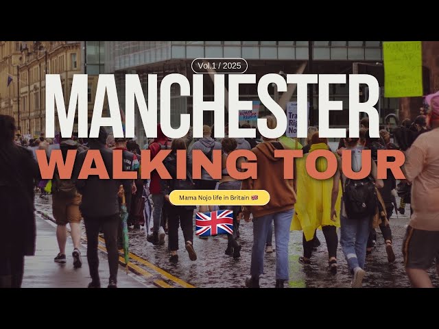 Manchester City Centre in UK 🇬🇧 Walking Tour -St Ann’s square ,The Royal Exchange,st Ann’s Church .