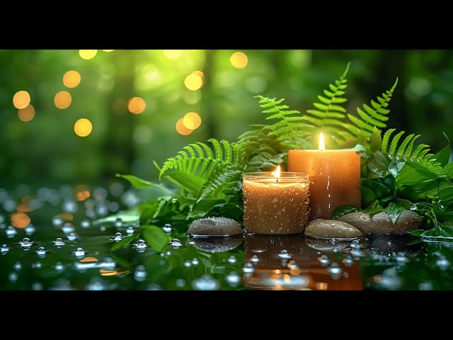 Relaxing spa music • Soothing sounds of water 🌿 Reduce stress and create a calm space