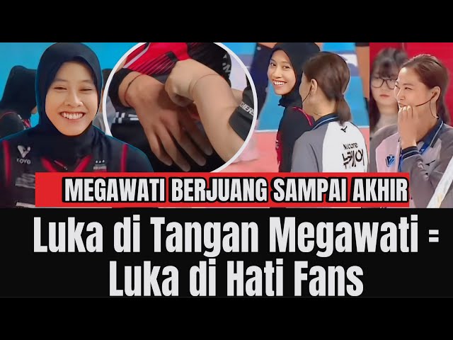 Luka di Tangan Megawati = Luka di Hati Fans! Jangan Menyerah! RED SPARKS FIGHTING 🔥