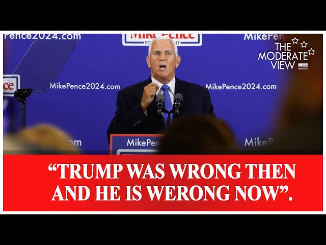 Mike Pence Attacks Trump 2024 Presidential Campaign Announcement