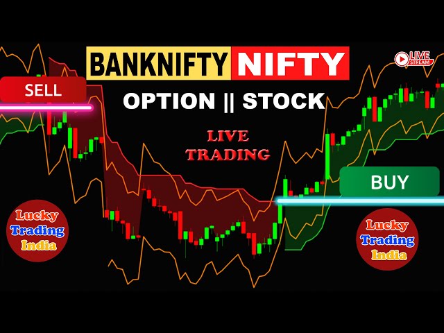 Nifty  and  Bank nifty Option Intraday Live Market Label Guide || Lucky Trading India Live Stream