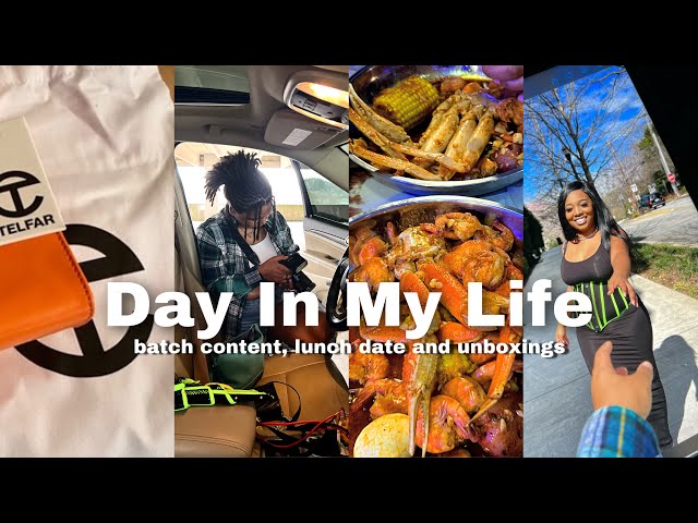 DAY IN THE LIFE OF AN INFLUENCER: taking IG pictures, unboxings and lunch dates