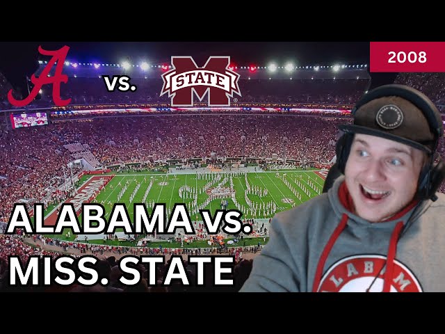 ALABAMA VS. MISSISSIPPI STATE 2008 (REACTION)