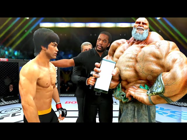 PS5 | Bruce Lee vs. Vengeful Old Titan (EA Sports UFC 4)