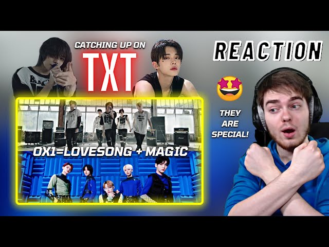 Catching Up On: TXT - 0X1=LOVESONG (I Know I Love You) feat. Seori + Magic | REACTION