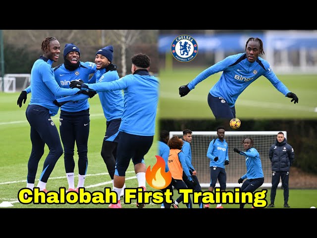 HIGH SPIRITS!🔥Trevoh Chalobah STORMS Cobham for First Training at Chelsea | Maresca Impressed