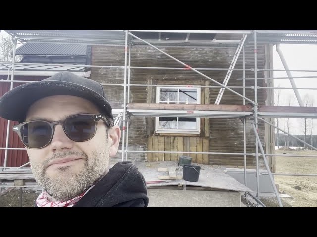 Re-siding and insulating 100 year old house