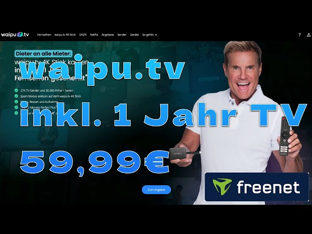 📽️📺 Waipu.tv 4k Stick mit 1 Jahr TV Test - Auspacken, Einrichten, Testen. Ist das Angebot brauchbar?